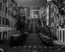 Up the hill