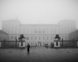 Palazzo Reale in the mist